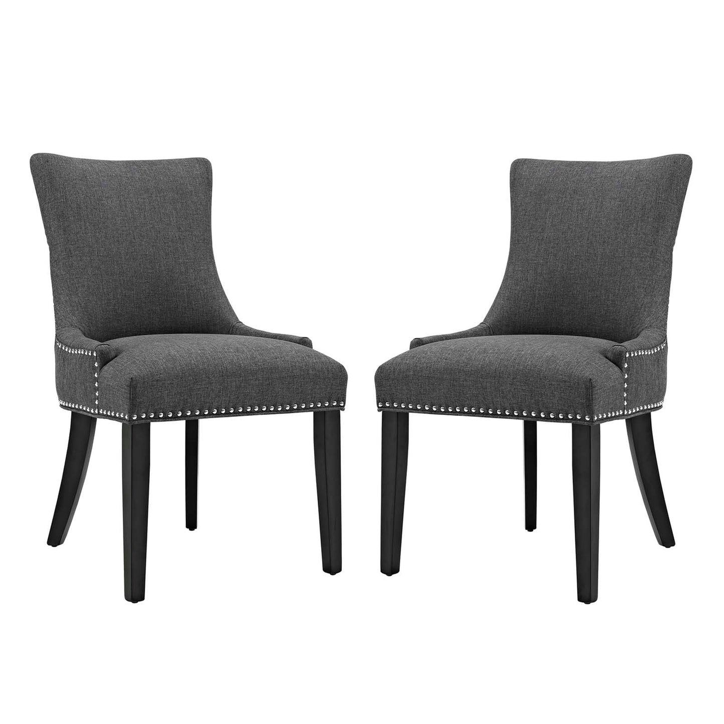 Modway Marquis Set of 2 Fabric Dining Side Chair | Dining Chairs | Modishstore-17