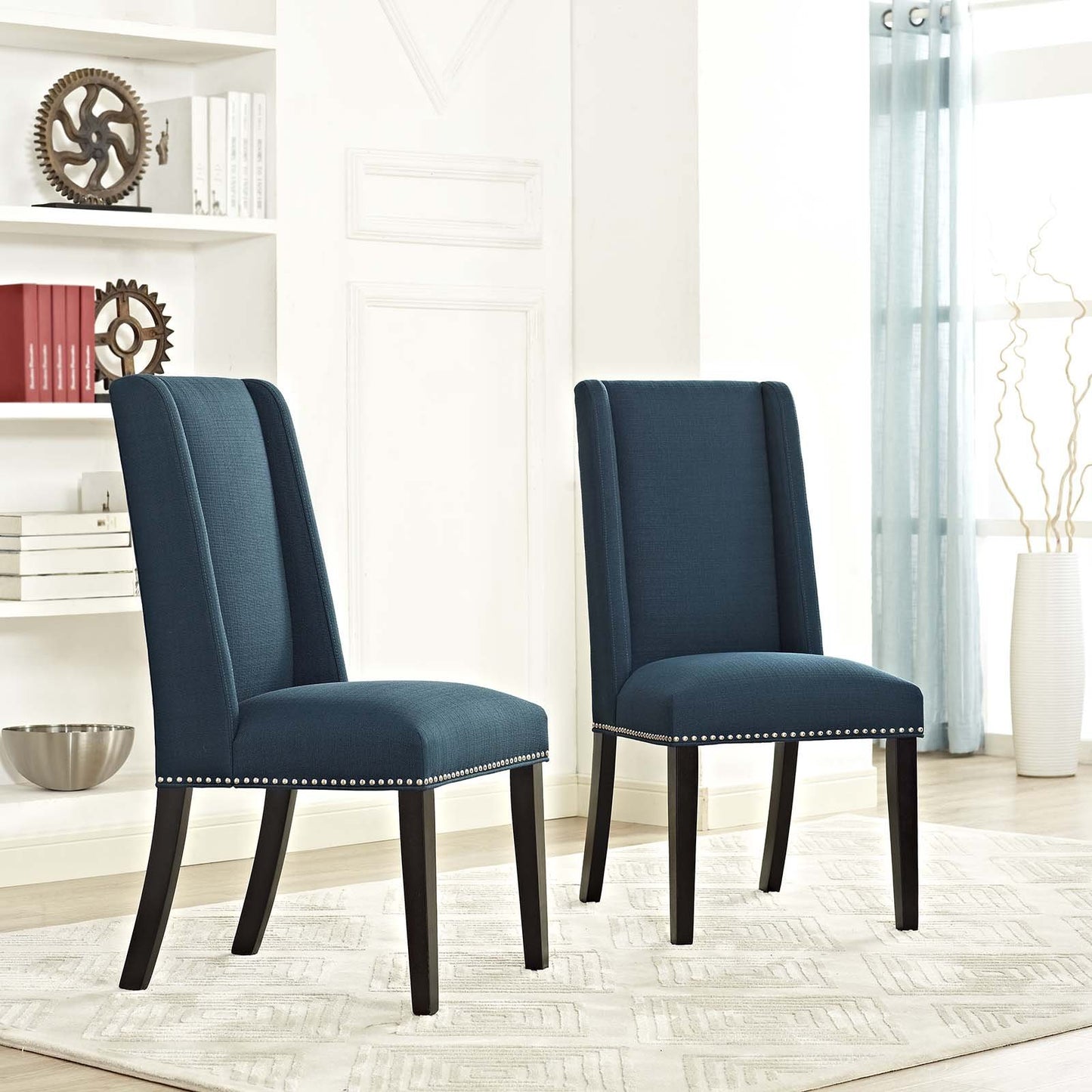Modway Baron Dining Chair Fabric Set of 2