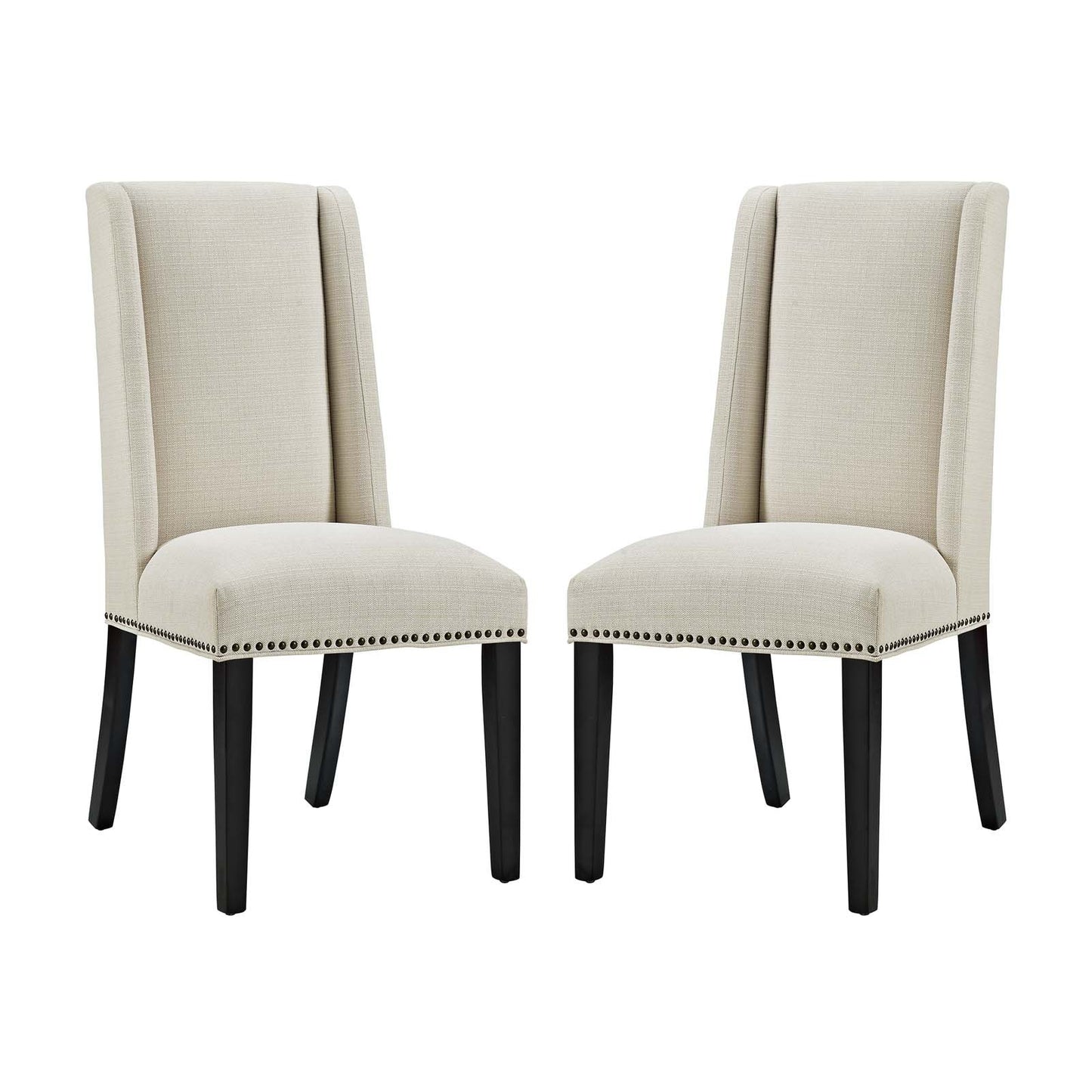 Modway Baron Dining Chair Fabric Set of 2