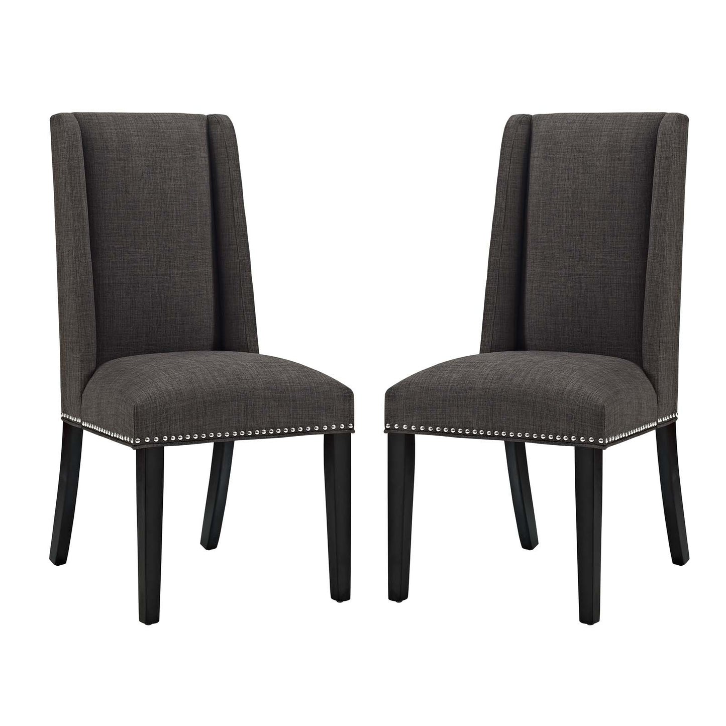Modway Baron Dining Chair Fabric Set of 2