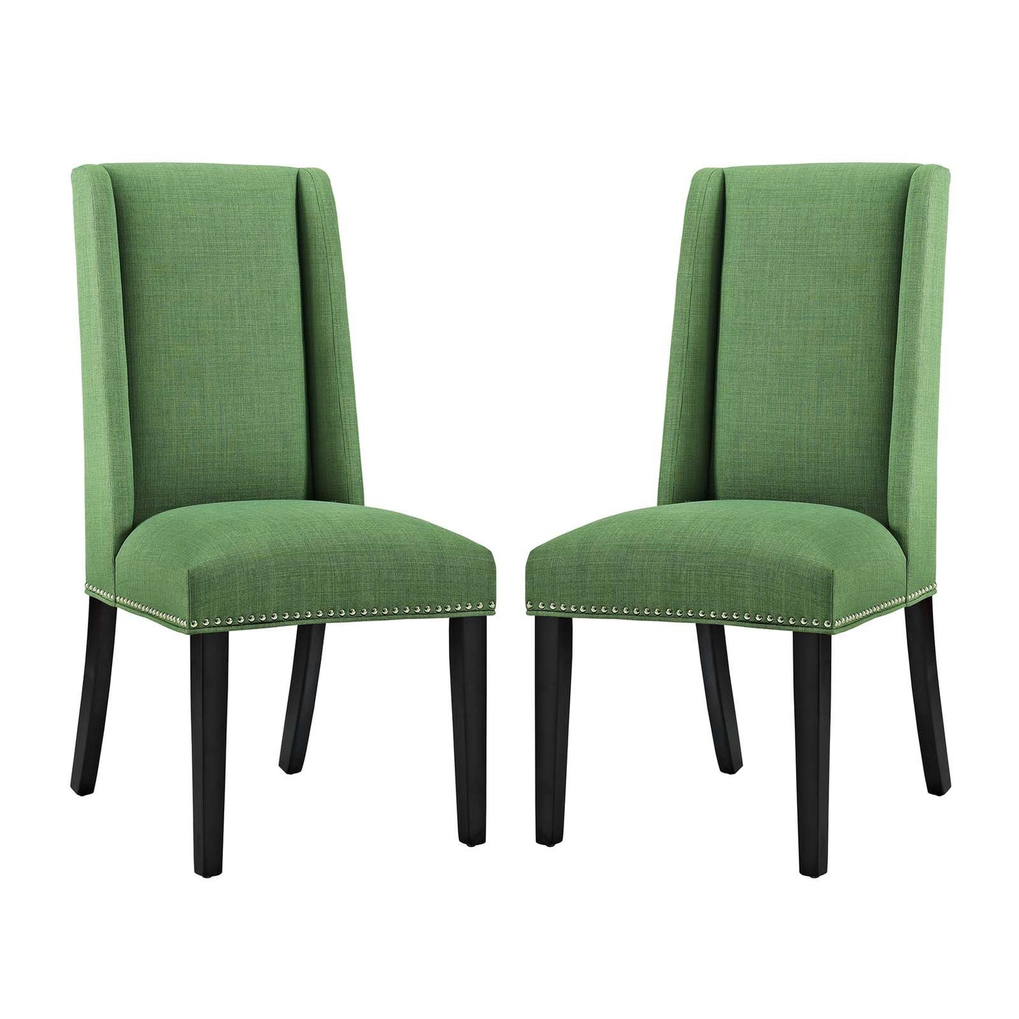 Modway Baron Dining Chair Fabric Set of 2