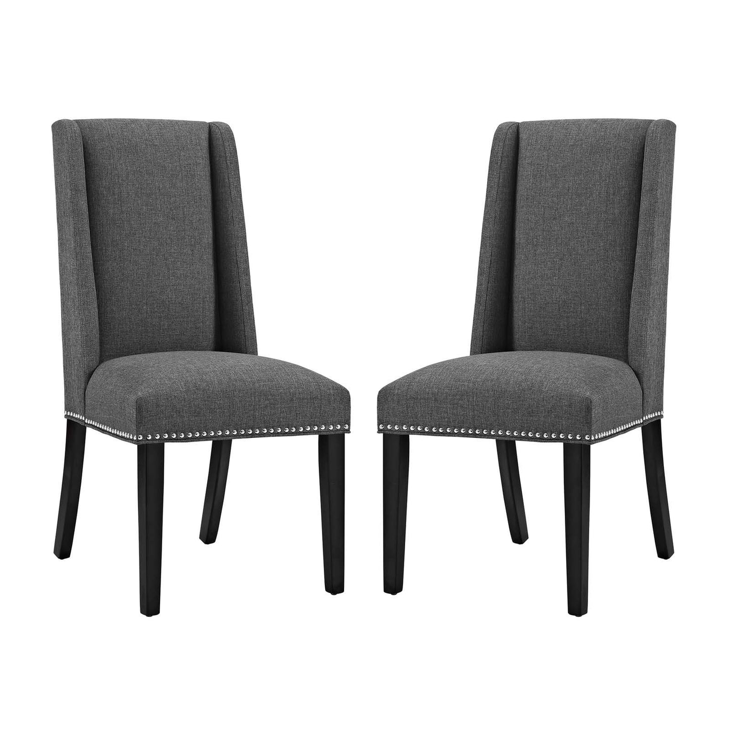 Modway Baron Dining Chair Fabric Set of 2