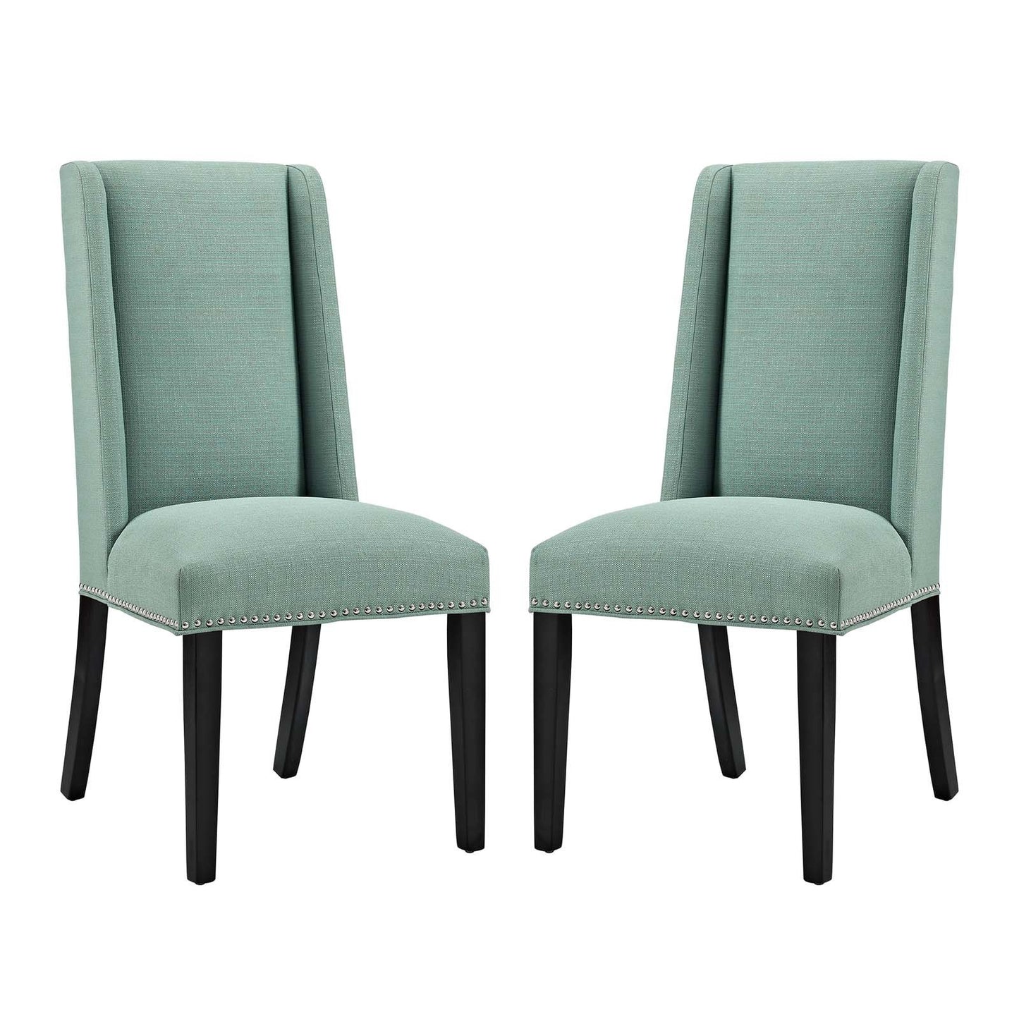 Modway Baron Dining Chair Fabric Set of 2