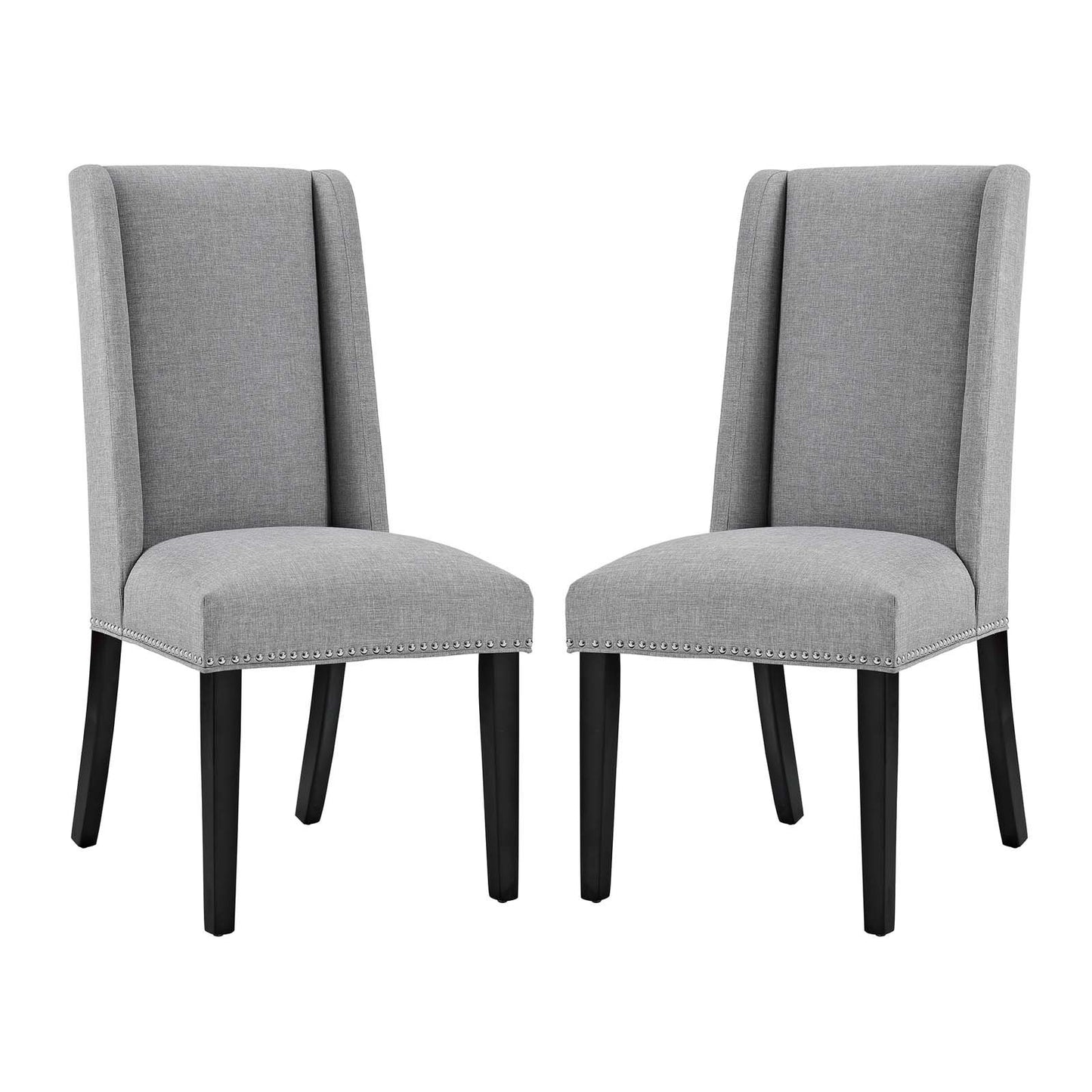 Modway Baron Dining Chair Fabric Set of 2