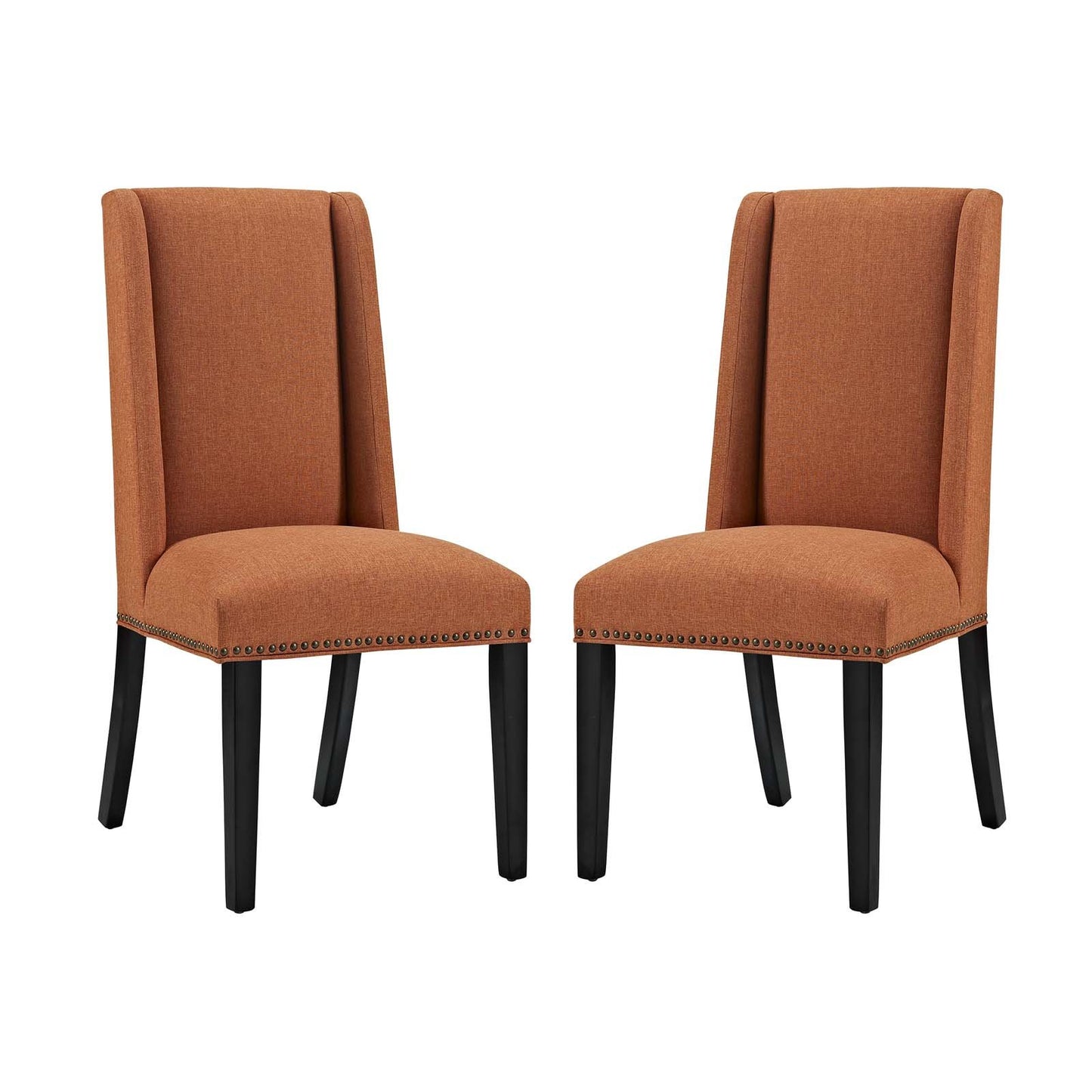 Modway Baron Dining Chair Fabric Set of 2