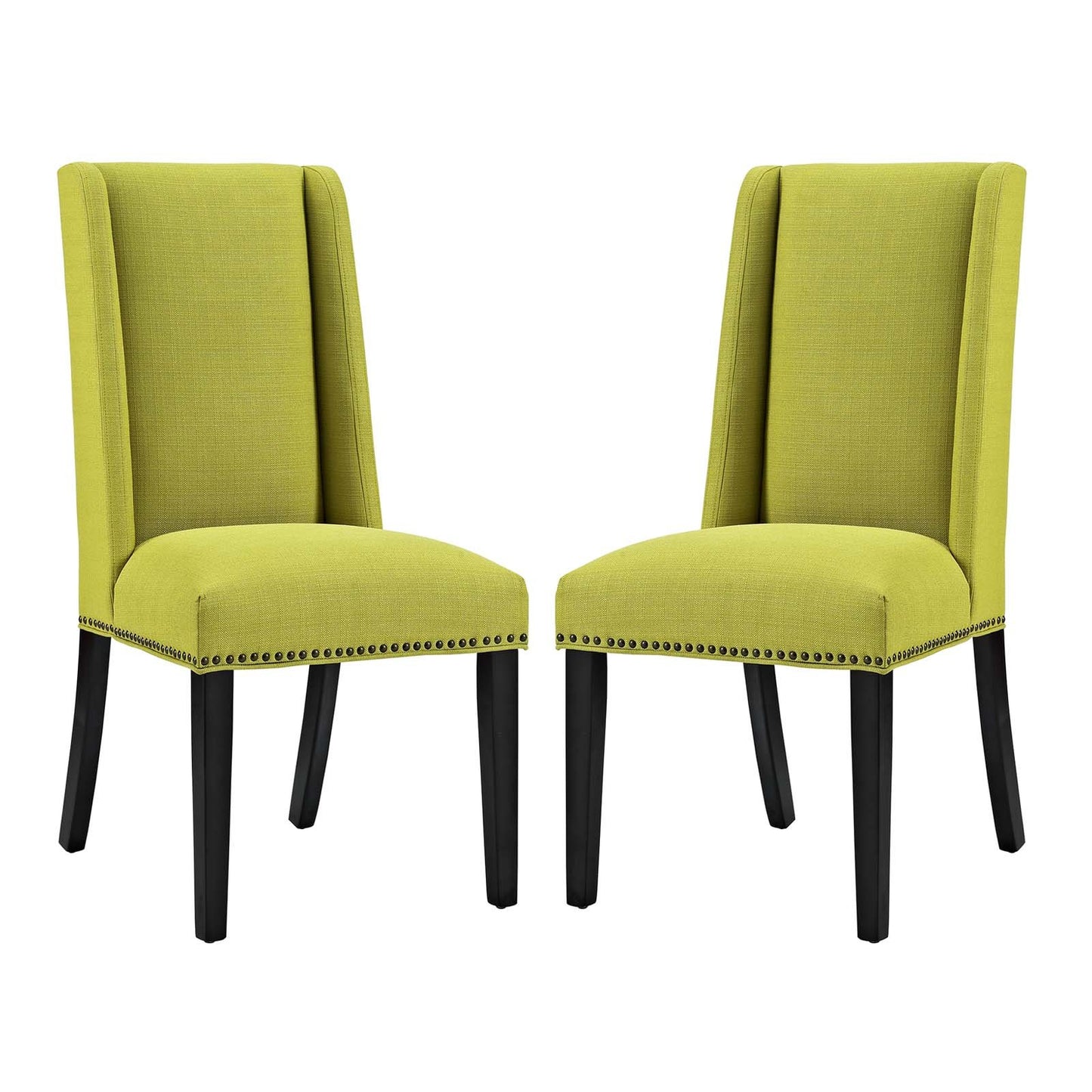 Modway Baron Dining Chair Fabric Set of 2