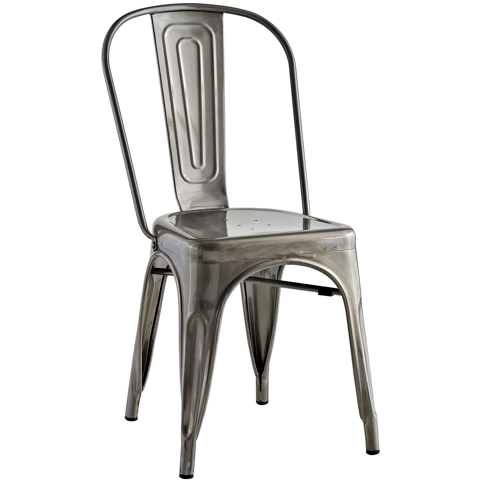 Modway Promenade Set of 2 Dining Side Chair - Gunmetal | Dining Chairs | Modishstore-3