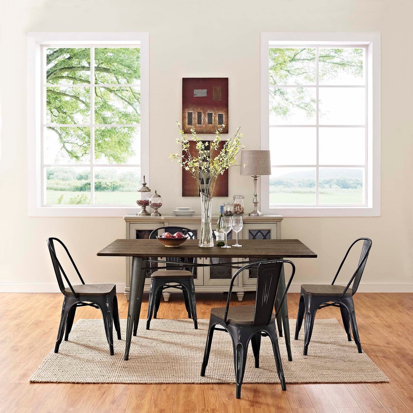 Modway Promenade Set of 4 Dining Side Chair - EEI-2752 - EEI-2752