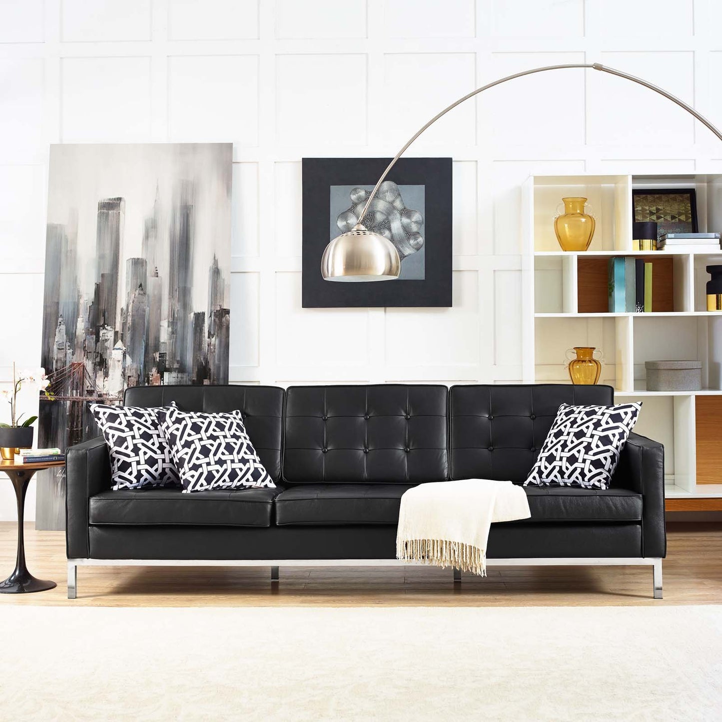 Modway Loft Leather Sofa