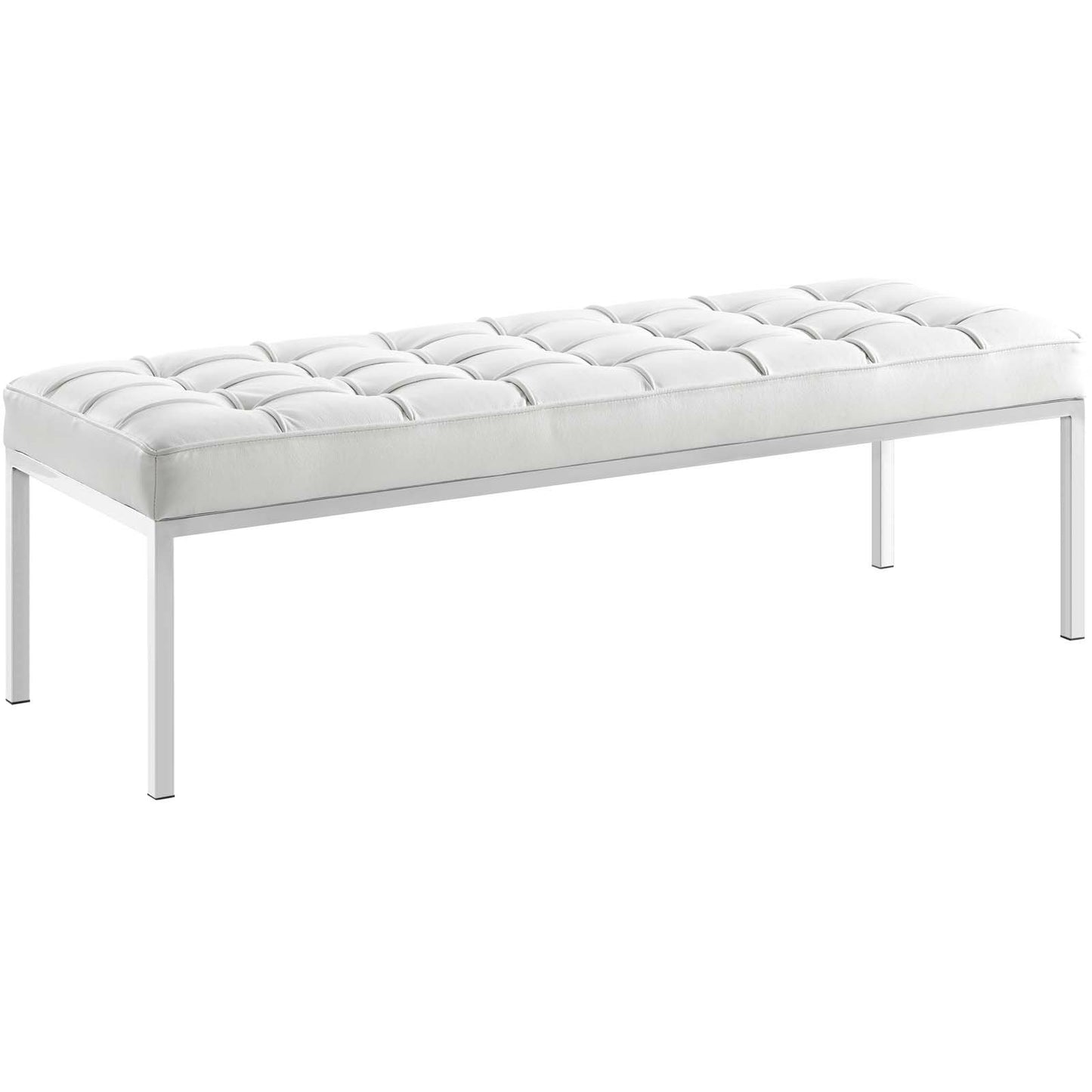 Modway Loft Leather Bench