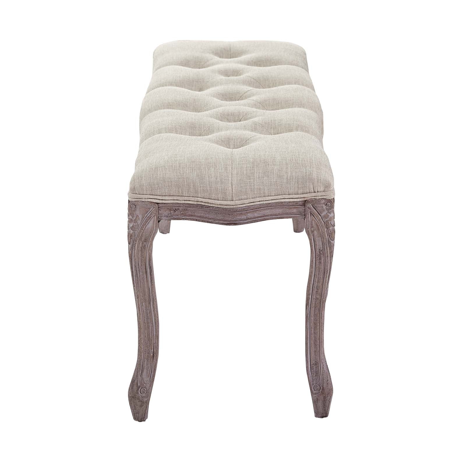 Modway Regal Vintage French Upholstered Fabric Bench | Stools & Benches | Modishstore-6