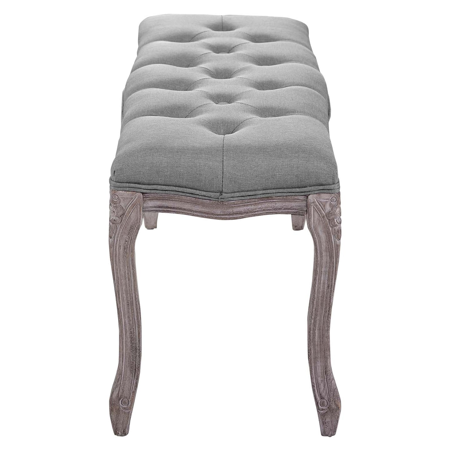 Modway Regal Vintage French Upholstered Fabric Bench | Stools & Benches | Modishstore-9