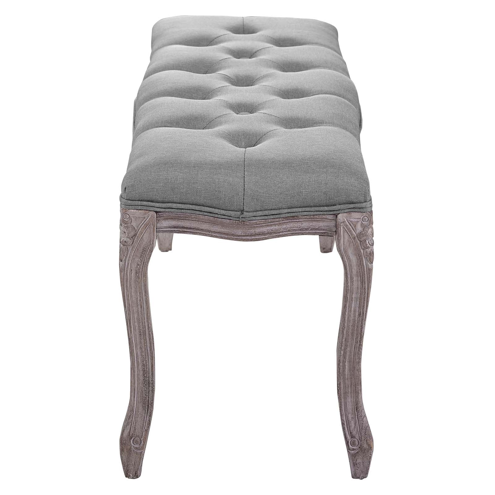 Modway Regal Vintage French Upholstered Fabric Bench | Stools & Benches | Modishstore-9