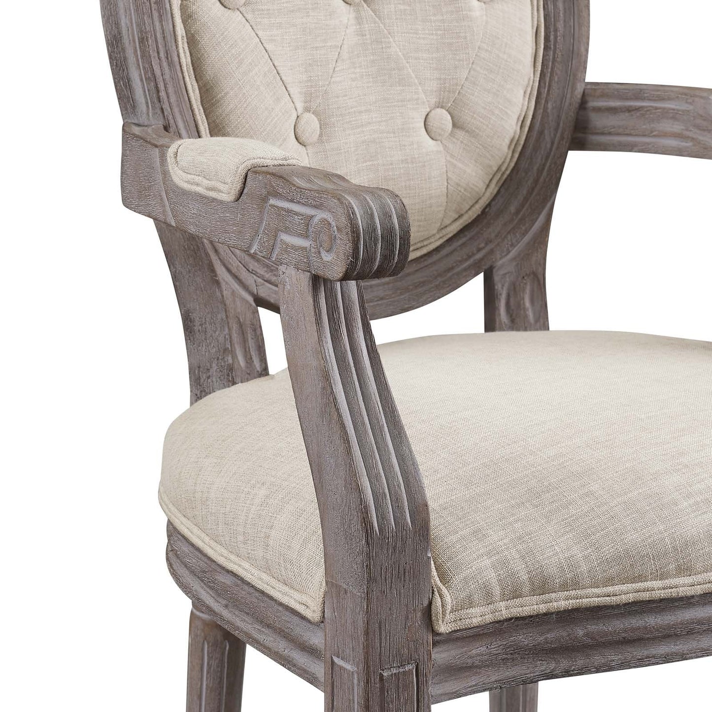 Modway Arise Vintage French Dining Armchair