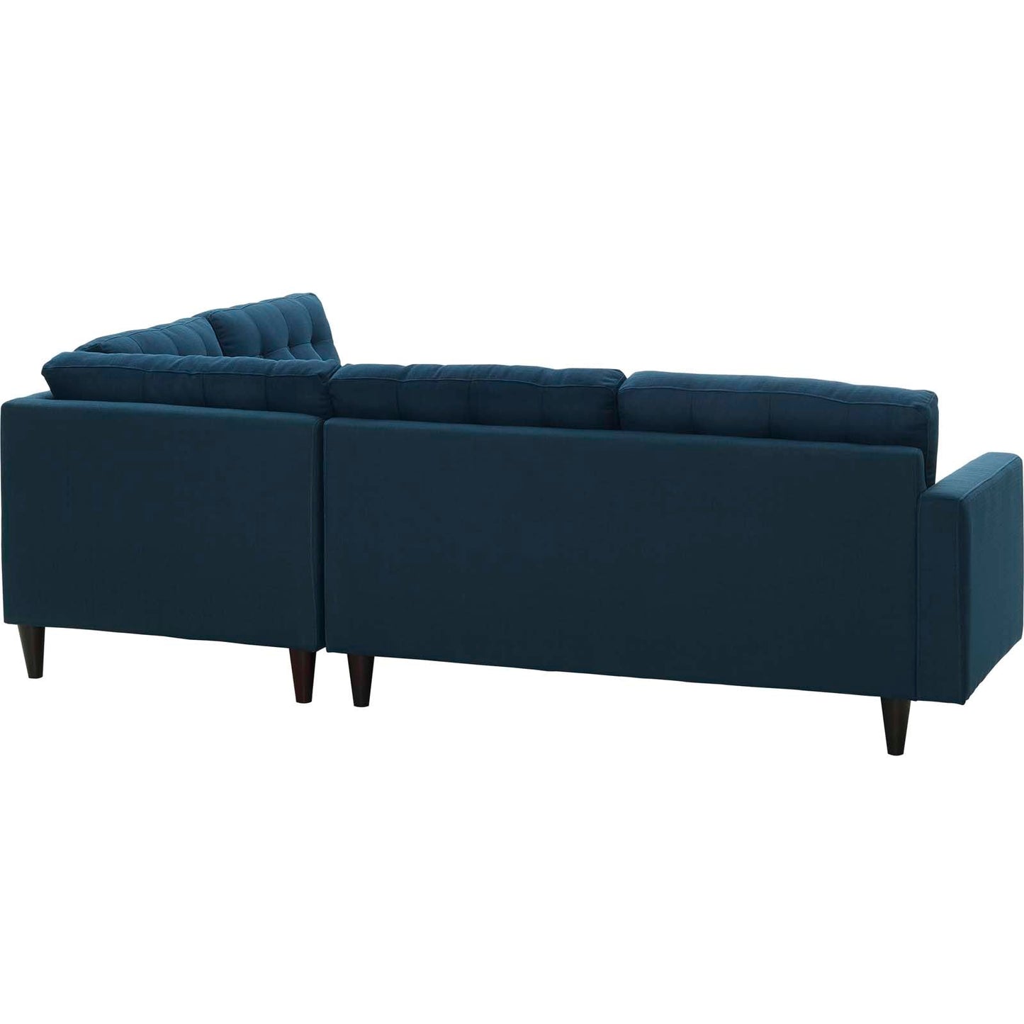 Modway Empress 2 Piece Upholstered Fabric Right Facing Bumper Sectional | Sofas | 