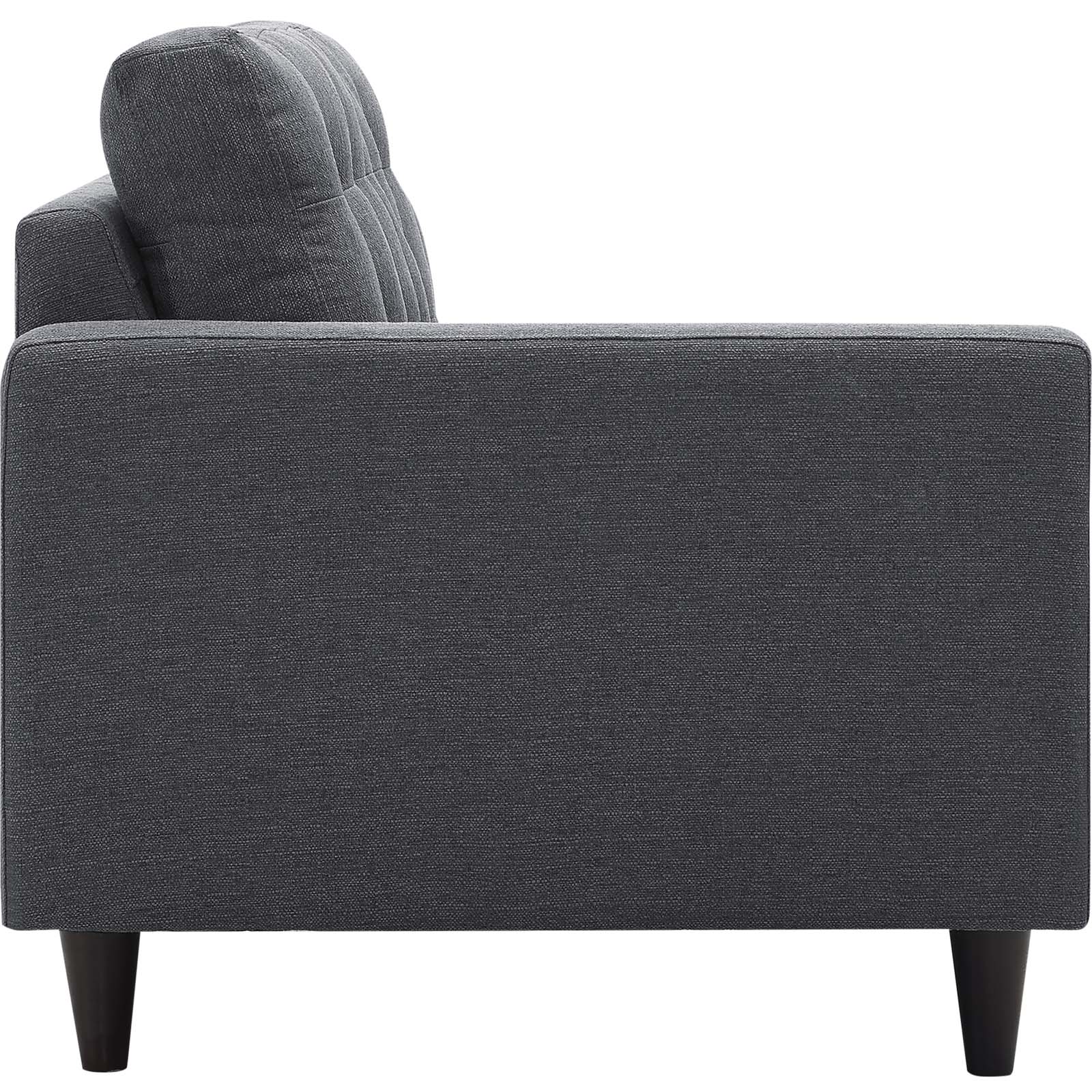 Modway Empress 2 Piece Upholstered Fabric Right Facing Bumper Sectional | Sofas | 
