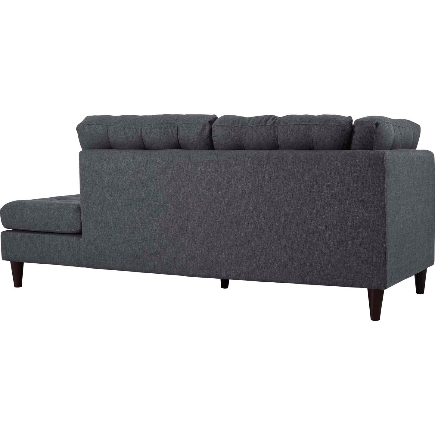 Modway Empress 2 Piece Upholstered Fabric Right Facing Bumper Sectional | Sofas | 