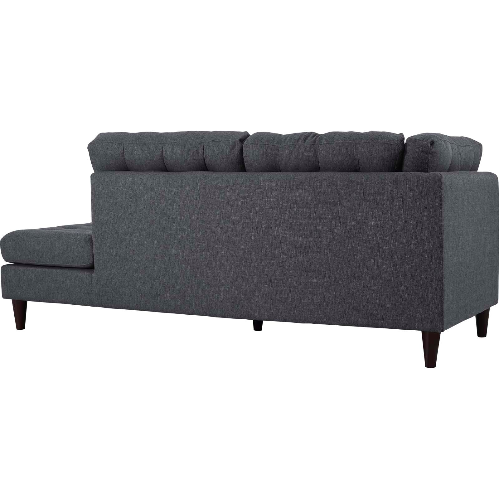 Modway Empress 2 Piece Upholstered Fabric Right Facing Bumper Sectional | Sofas | 