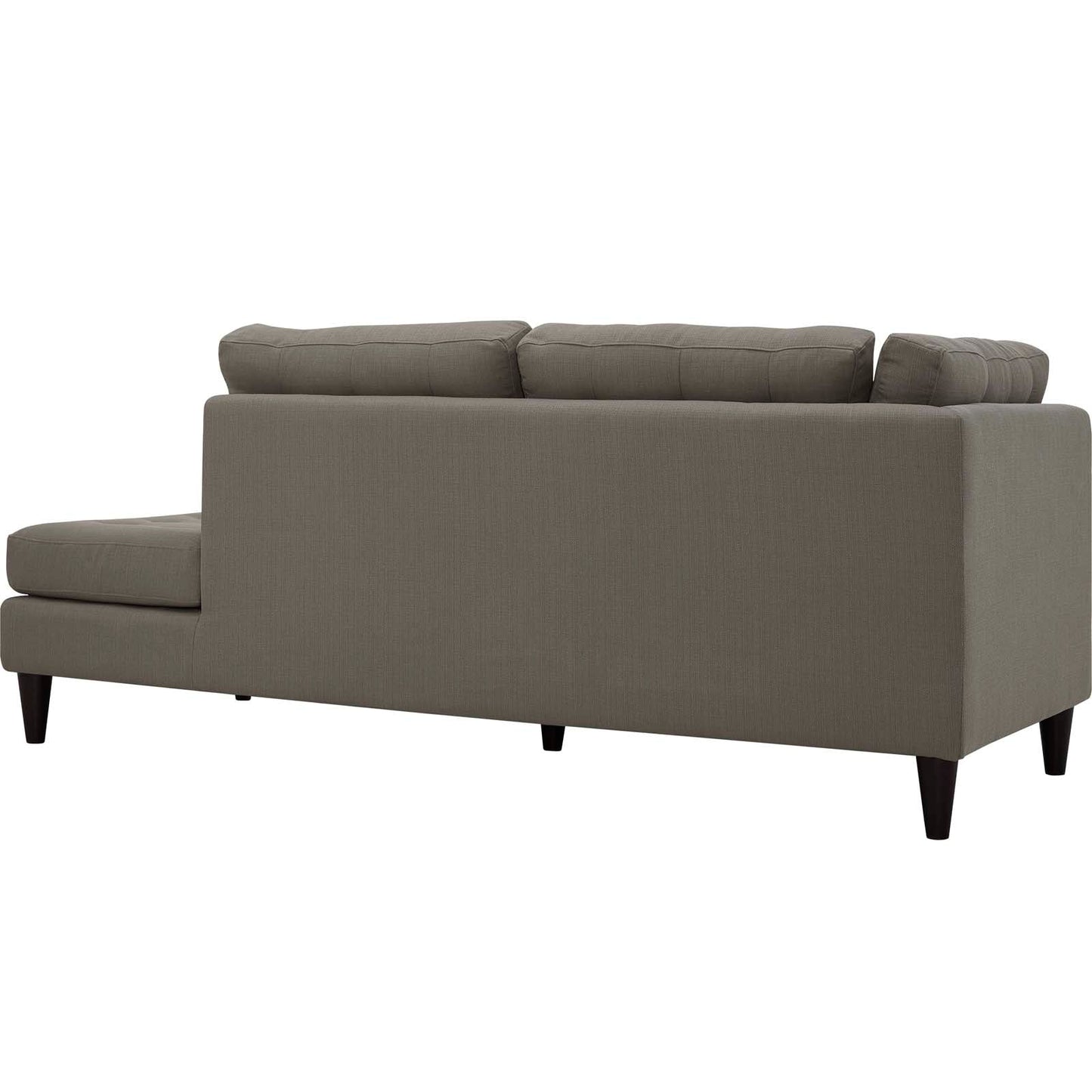 Modway Empress 2 Piece Upholstered Fabric Right Facing Bumper Sectional | Sofas | 