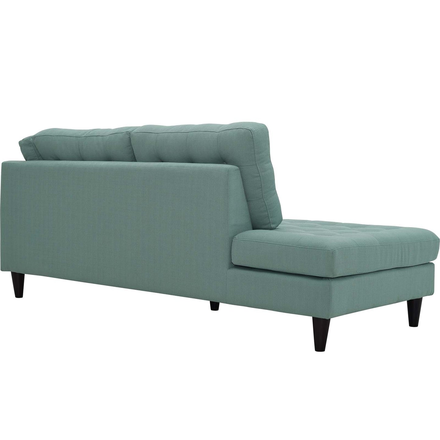 Modway Empress 2 Piece Upholstered Fabric Left Facing Bumper Sectional