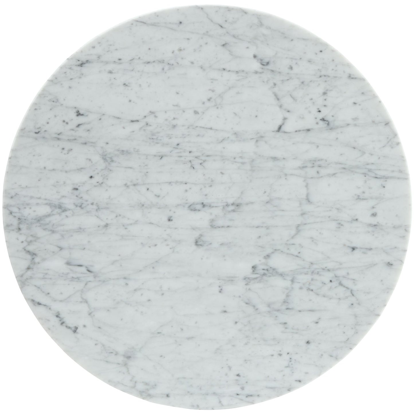Modway Lippa 20" Marble Side Table - White | Side Tables | Modishstore-2