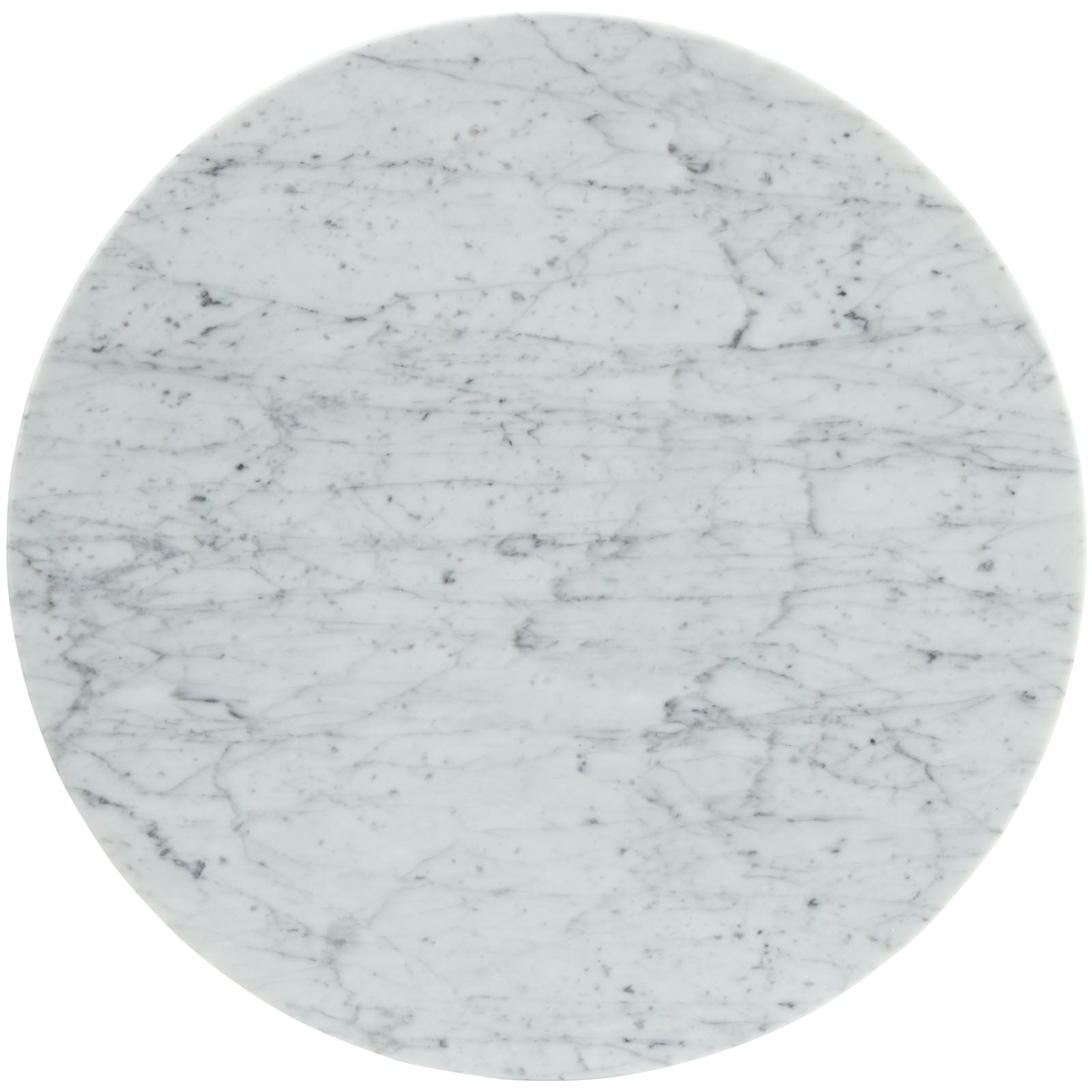Modway Lippa 20" Marble Side Table - White | Side Tables | Modishstore-2