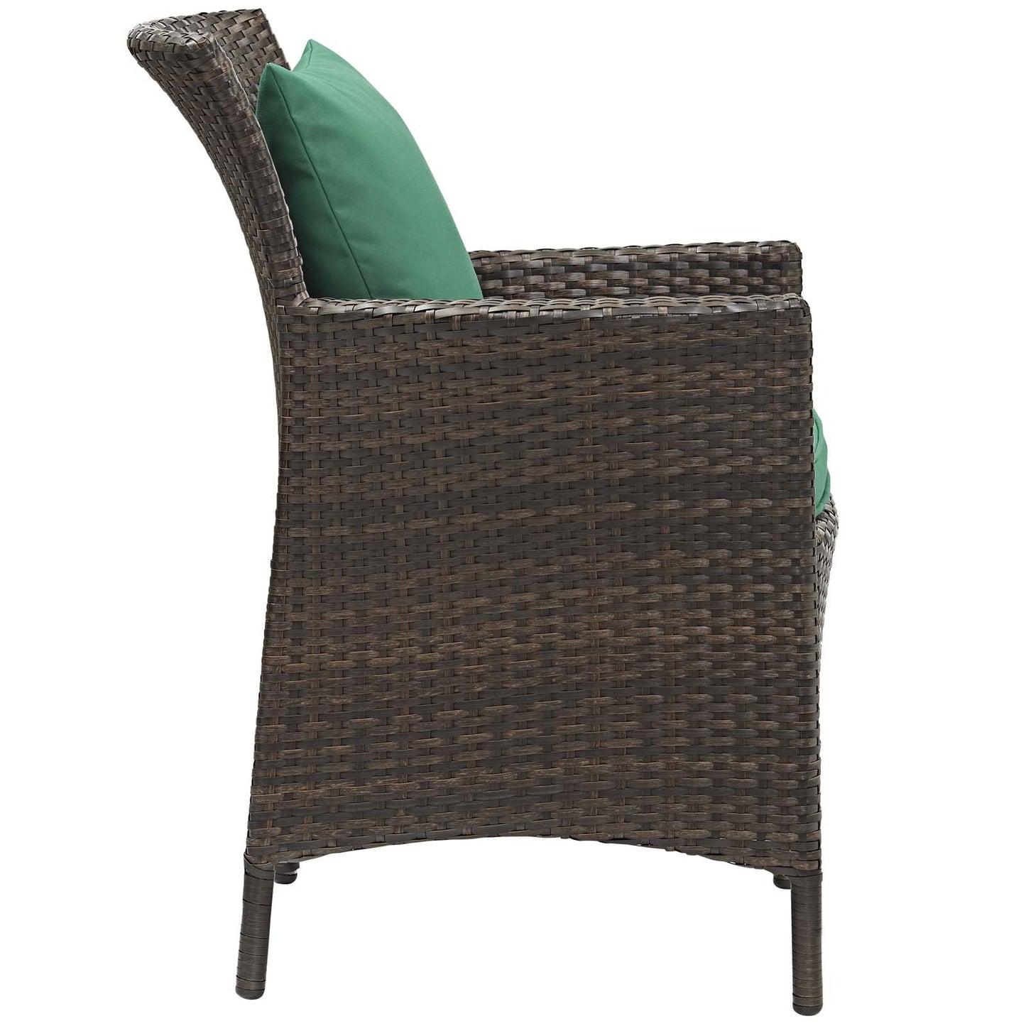 Modway Conduit Outdoor Patio Wicker Rattan Dining Armchair