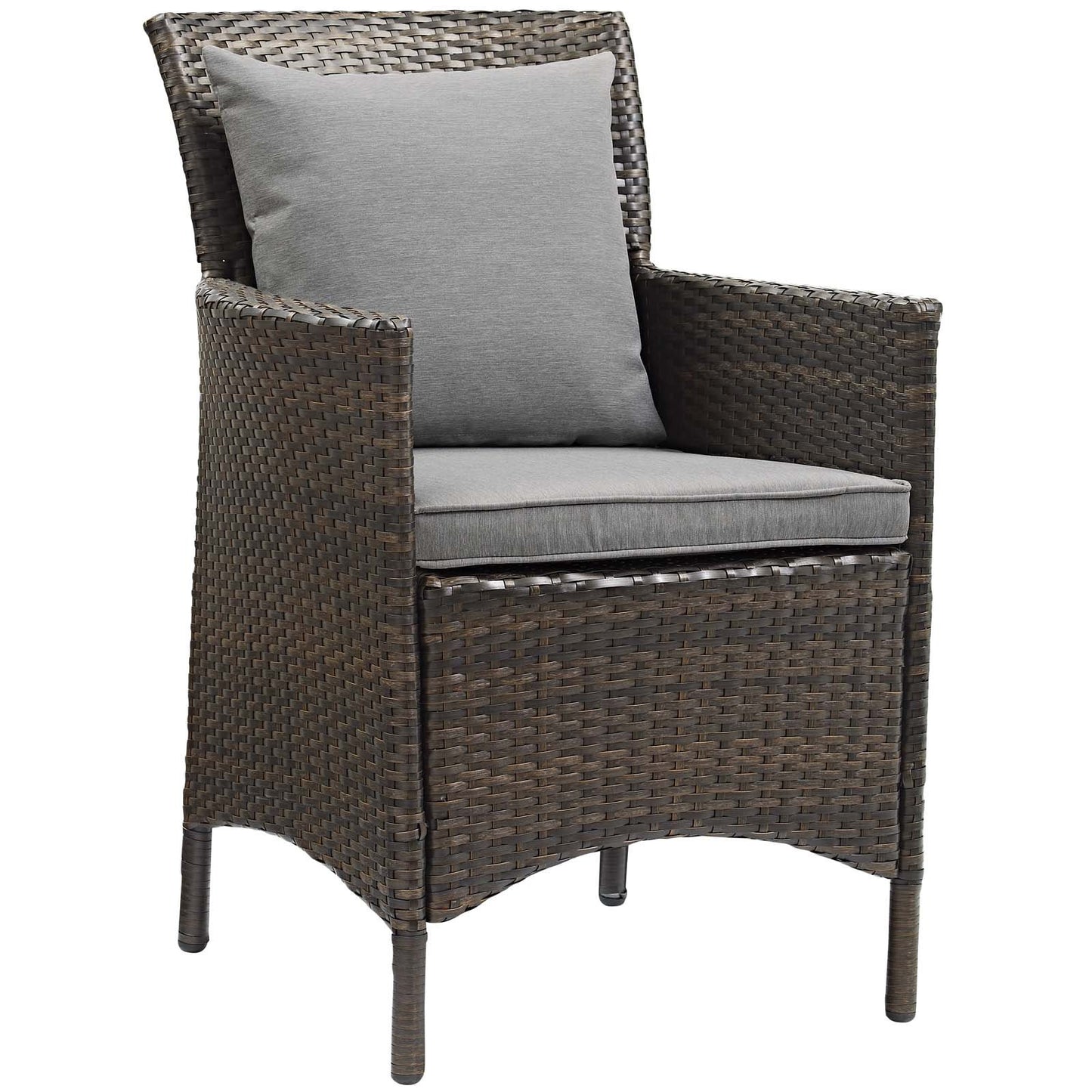 Modway Conduit Outdoor Patio Wicker Rattan Dining Armchair