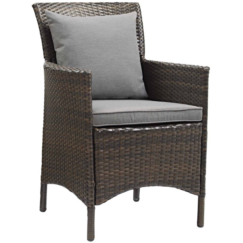 Modway Conduit Outdoor Patio Wicker Rattan Dining Armchair | Armchairs | 