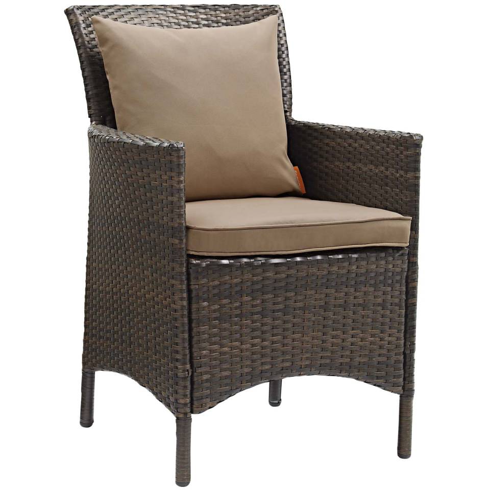 Modway Conduit Outdoor Patio Wicker Rattan Dining Armchair | Armchairs | 