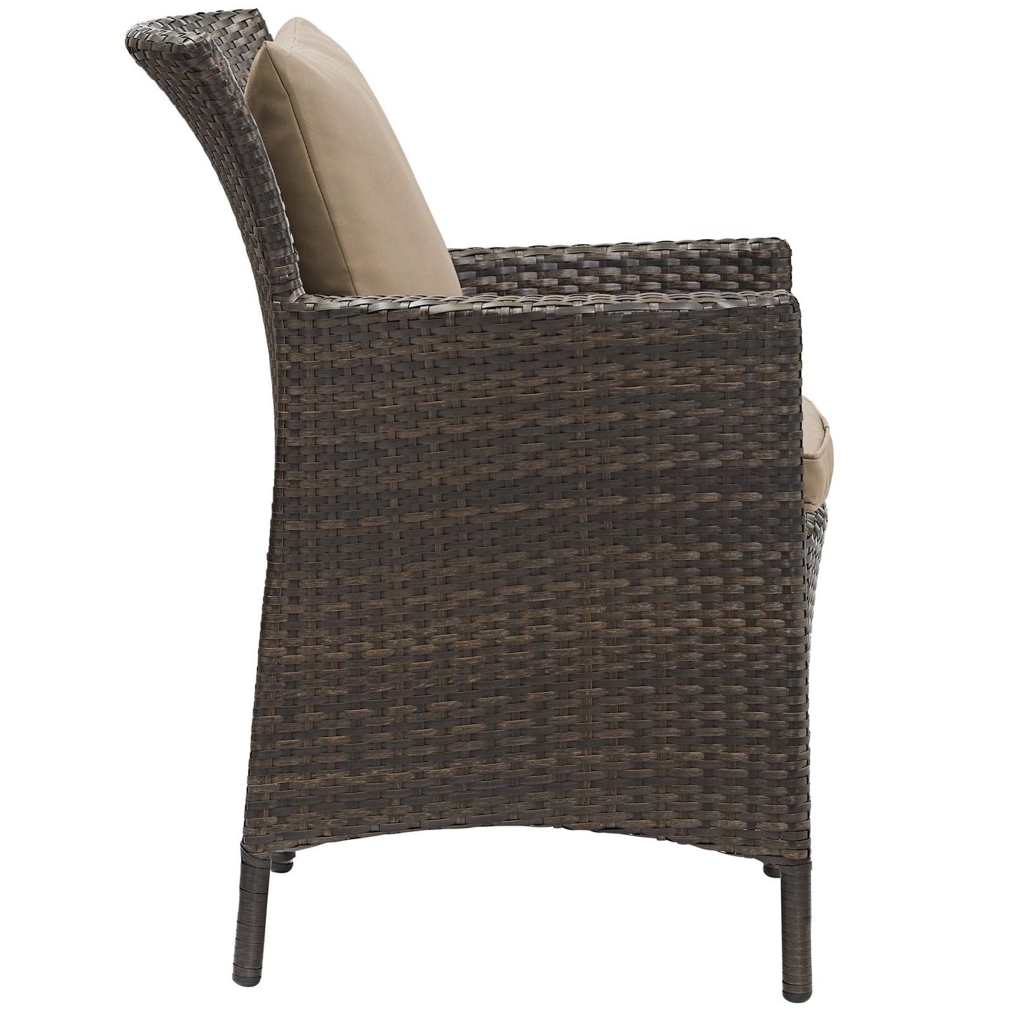Modway Conduit Outdoor Patio Wicker Rattan Dining Armchair