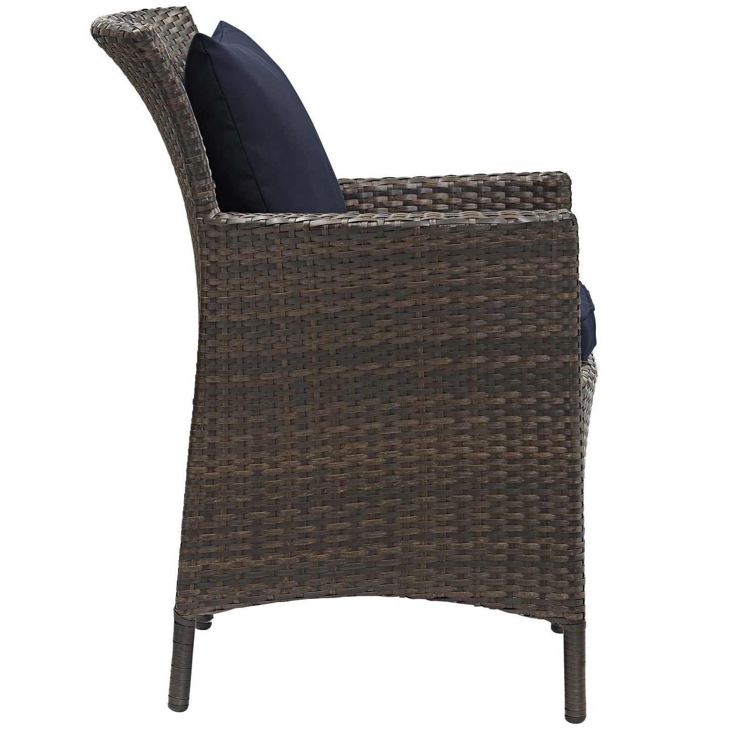 Modway Conduit Outdoor Patio Wicker Rattan Dining Armchair