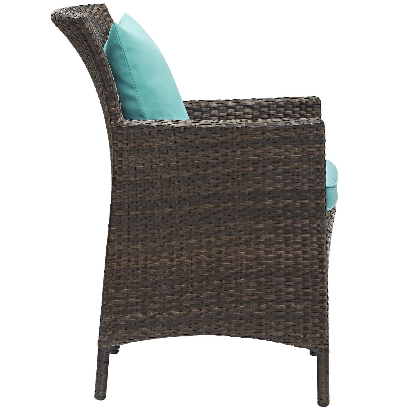 Modway Conduit Outdoor Patio Wicker Rattan Dining Armchair