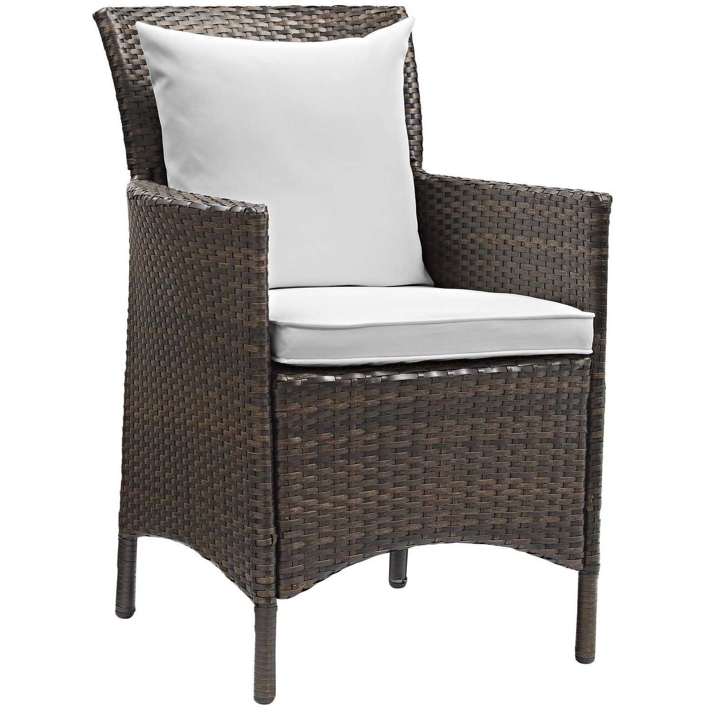 Modway Conduit Outdoor Patio Wicker Rattan Dining Armchair