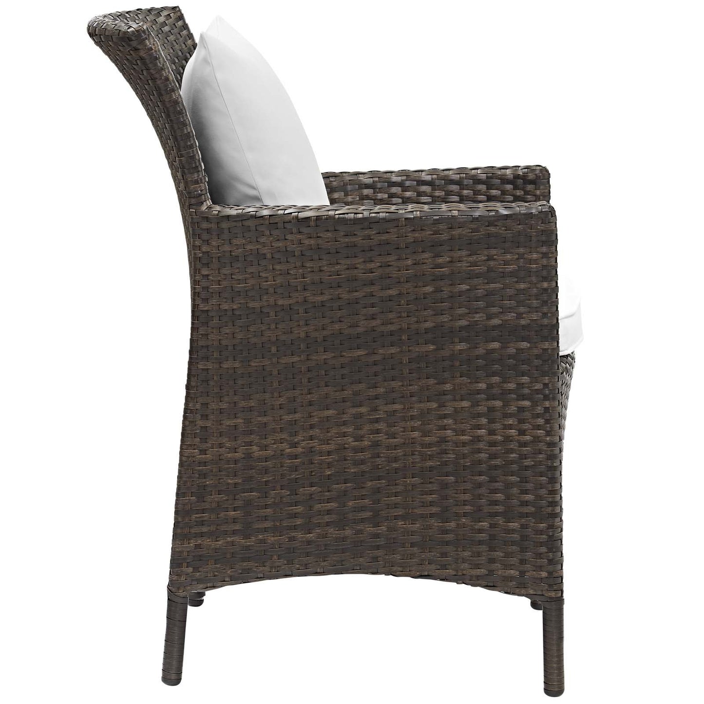 Modway Conduit Outdoor Patio Wicker Rattan Dining Armchair