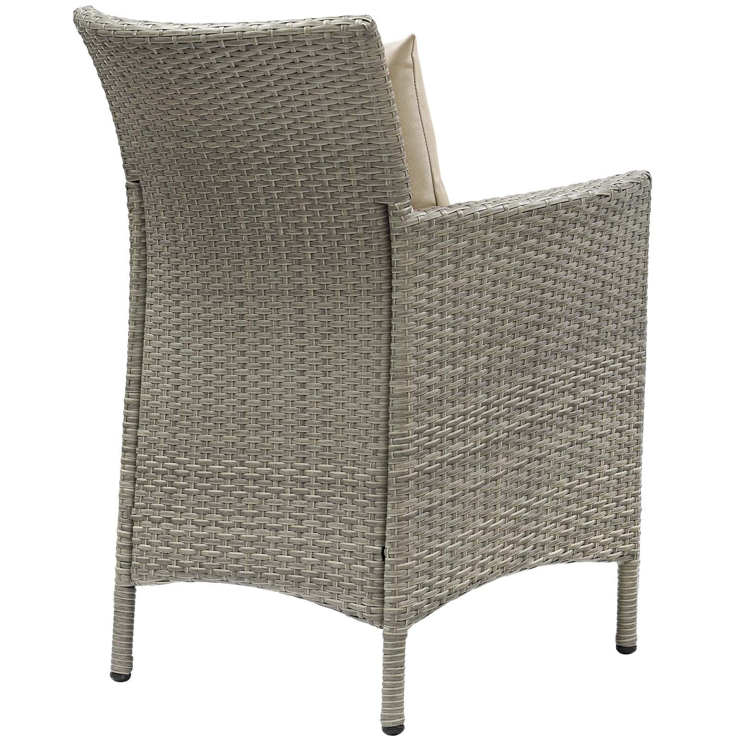 Modway Outdoor Patio Wicker Rattan Dining Armchair | Armchairs | Modishstore-3