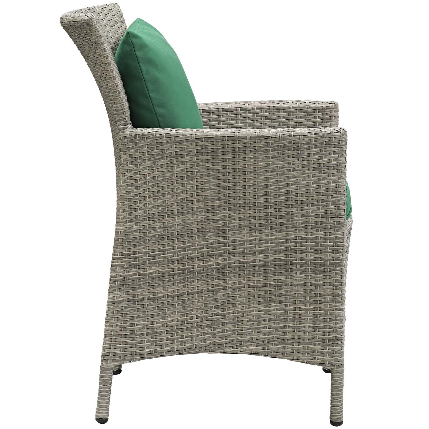Modway Outdoor Patio Wicker Rattan Dining Armchair | Armchairs | Modishstore-7