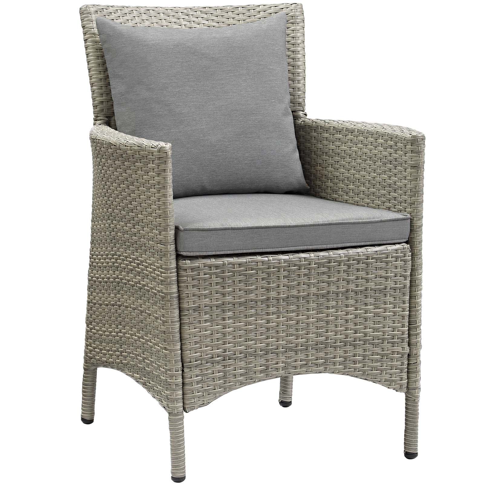 Modway Outdoor Patio Wicker Rattan Dining Armchair | Armchairs | Modishstore-9