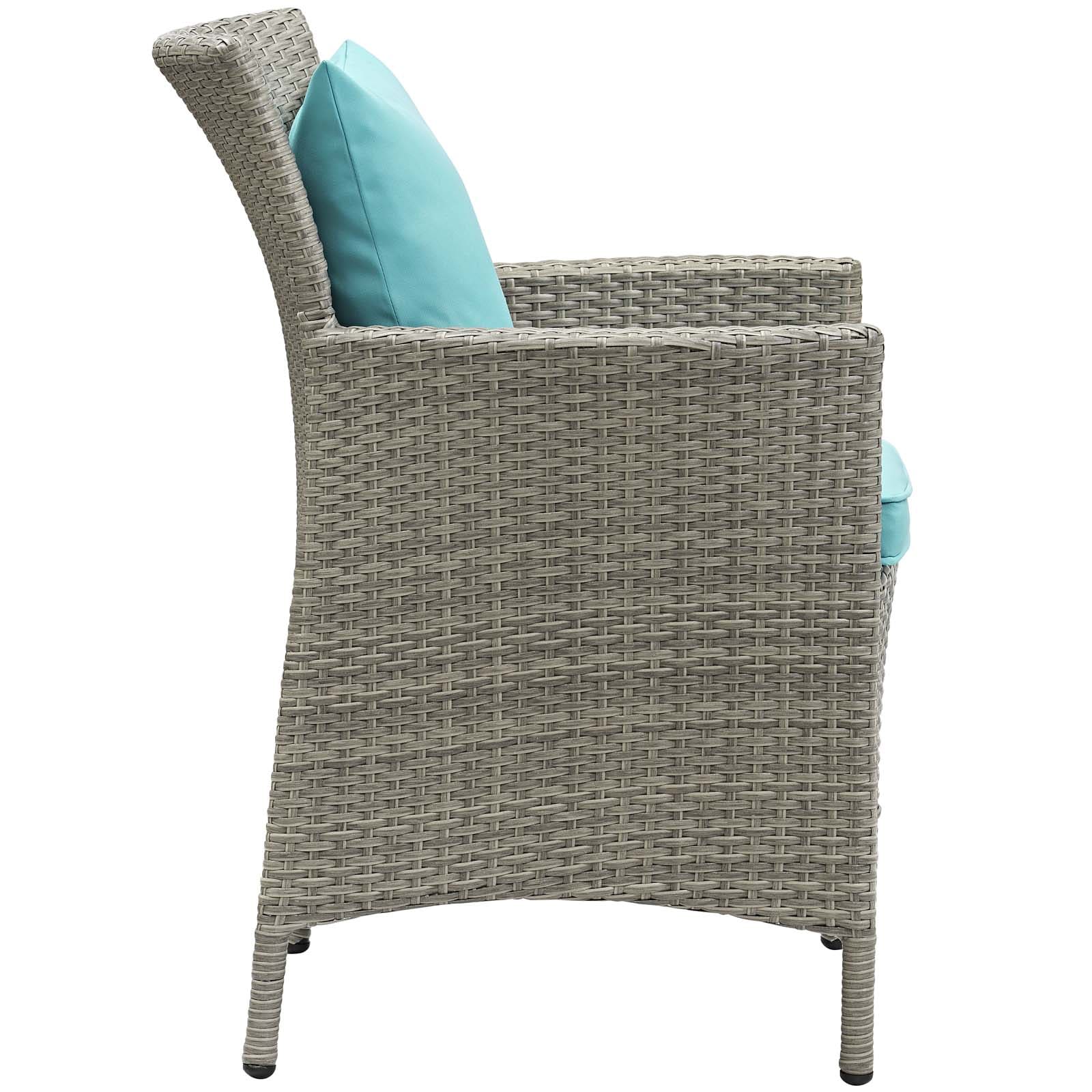 Modway Outdoor Patio Wicker Rattan Dining Armchair | Armchairs | Modishstore-22