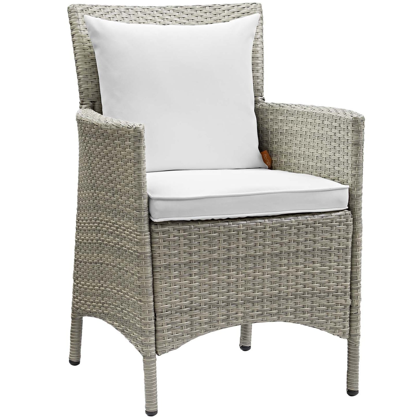 Modway Outdoor Patio Wicker Rattan Dining Armchair | Armchairs | Modishstore-24