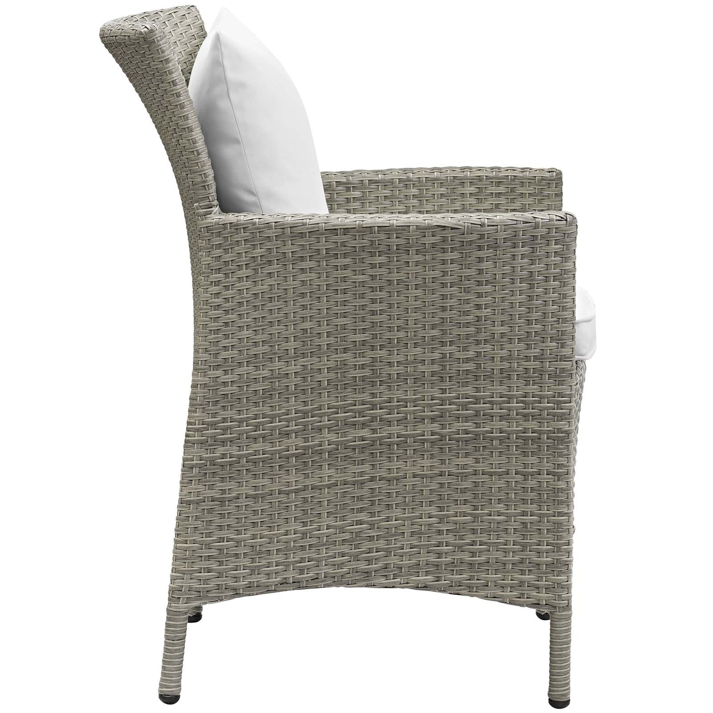 Modway Outdoor Patio Wicker Rattan Dining Armchair | Armchairs | Modishstore-25