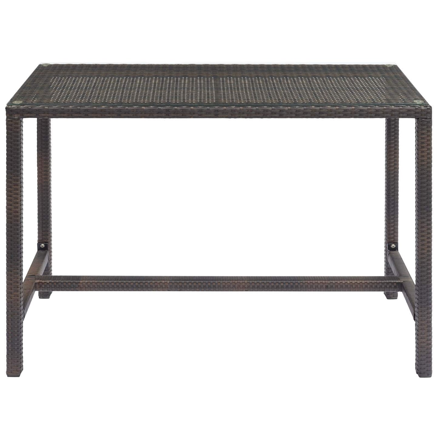 Modway Conduit Outdoor Patio Wicker Rattan Large Bar Table | Bar Table | 