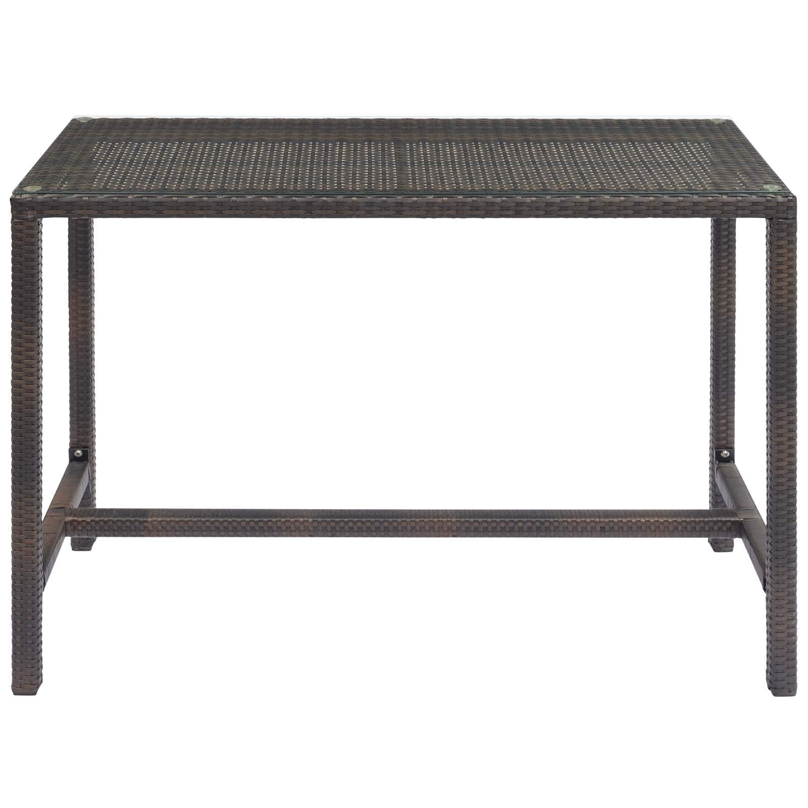 Modway Conduit Outdoor Patio Wicker Rattan Large Bar Table | Bar Table | 
