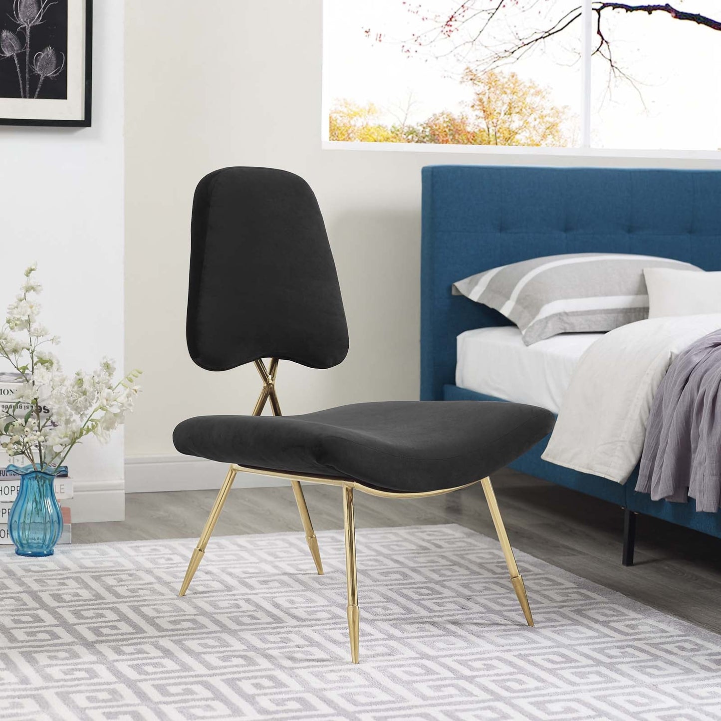 Modway Ponder Performance Velvet Lounge Chair | Lounge Chairs | Modishstore-7