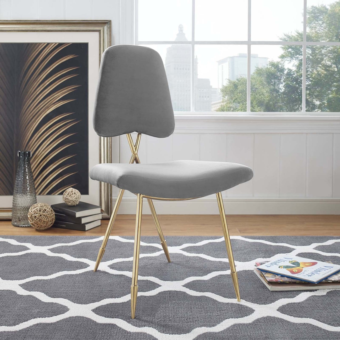 Modway Ponder Performance Velvet Dining Side Chair | Dining Chairs | Modishstore-23