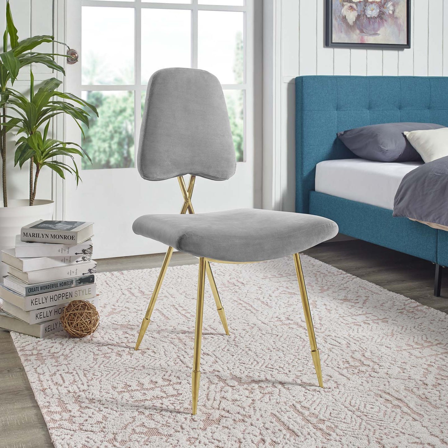 Modway Ponder Performance Velvet Dining Side Chair | Dining Chairs | Modishstore-20