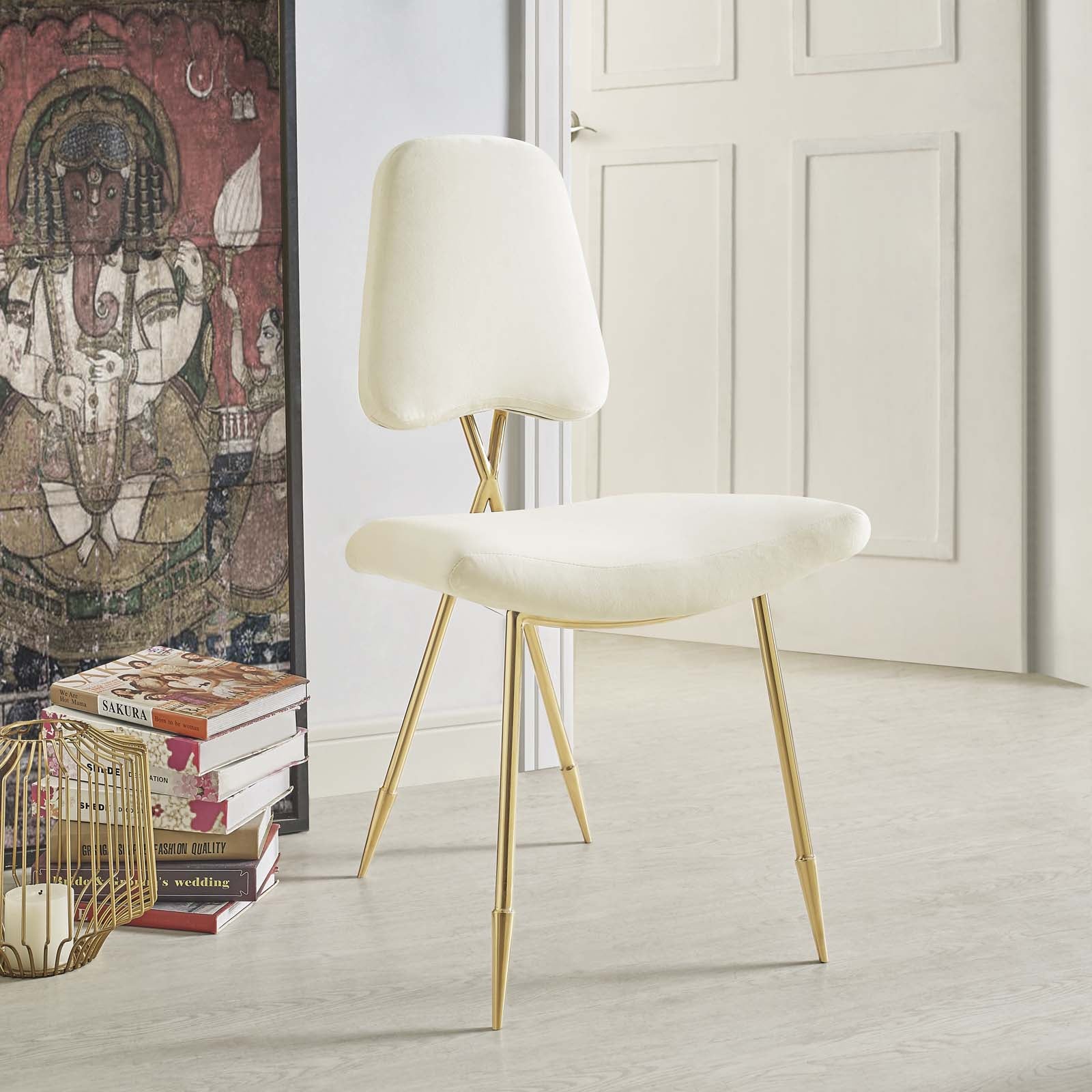 Modway Ponder Performance Velvet Dining Side Chair | Dining Chairs | Modishstore-2