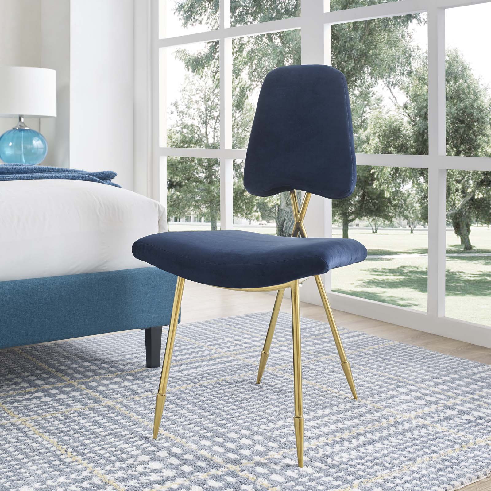 Modway Ponder Performance Velvet Dining Side Chair | Dining Chairs | Modishstore-22