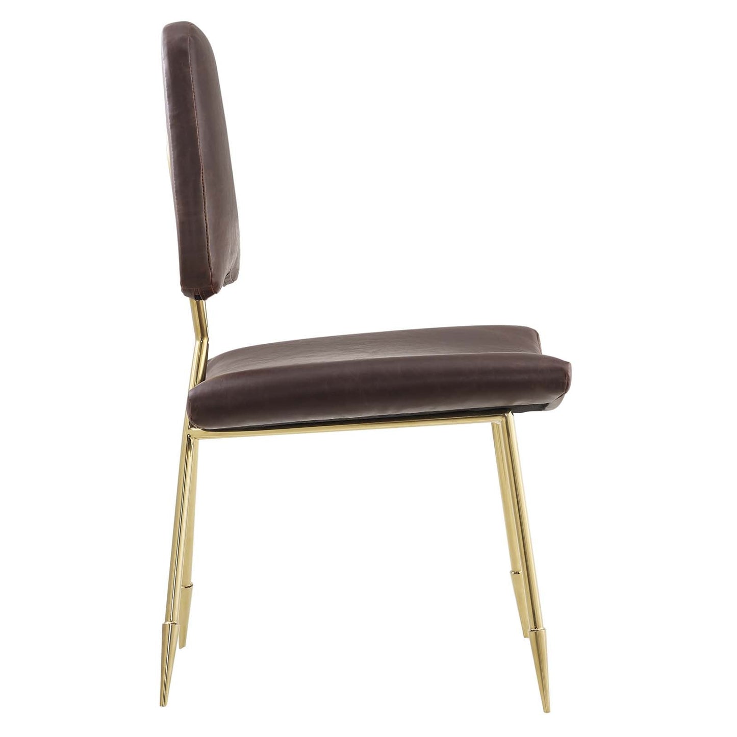 Modway Ponder Antique Faux Leather Dining Side Chair | Dining Chairs | Modishstore-4