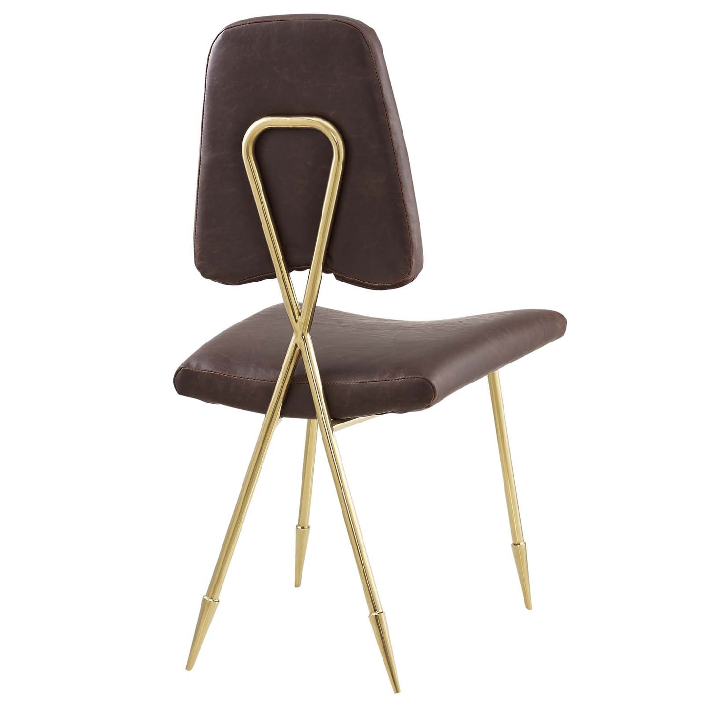 Modway Ponder Antique Faux Leather Dining Side Chair | Dining Chairs | Modishstore-3